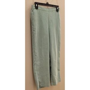 Alfred Dunner Women's Sz 10 Elastic Waist Classic Fit Corduroy Pants Sage Green